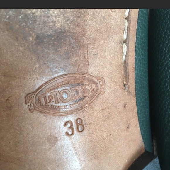 SOLD - Green TOD’s Loafers - Picture 5 of 8